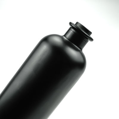 750 ml Διαυγές στρογγυλό γυάλινο μπουκάλι με φελλό για μπράντι Τζιν Ρουμ Βότκα Τεκίλα Λικέρ
