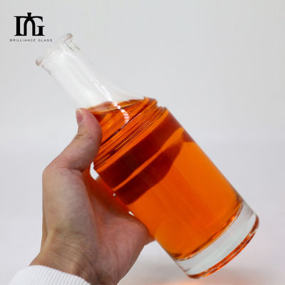 Γυάλινο μπουκάλι με φελλό και χωρητικότητα 250 ml/350 ml/500 ml/550 ml/650 ml/700 ml/750 ml