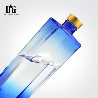 Χαμηλή MOQ γυάλινα μπουκάλια για ποτό για βότκα ουίσκι ρούμι τζιν σε 500ml 700ml 750ml μεγέθη