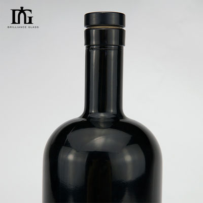Προσαρμοσμένο μπουκάλι 500 ml Μπορντό Βότκα με επιφάνεια χρώματος