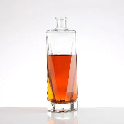 350ml 500ml 750ml Μοναδικό σχήμα Custom Design Αλκοόλ Βότκα Τζιν Τεκίλα γυάλινα μπουκάλια