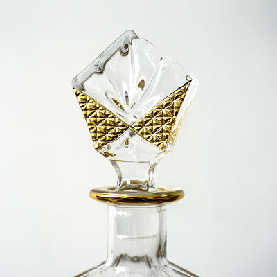 500ml/700ml/750ml χωρητικότητα βαρύ βάζο ουίσκι γυαλί μπουκάλι με αποδεκτό λογότυπο του πελάτη