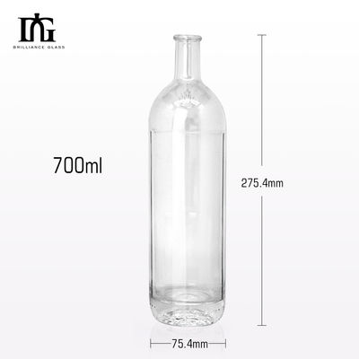 700 ml κρασί τζιν ρούμι βότκα 750 ml ουίσκι γυάλινο μπουκάλι με θερμή σφραγίδα επιφάνειας χειρισμού