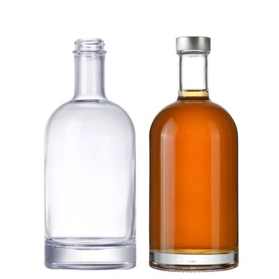 Κελάρι από γυαλί 500ml 700ml 750ml Βόρειο κενό διαφανές μπουκάλι για βότκα Όσλο