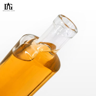 Κροσέ γυαλί 500 ml Βότκα Τζιν Τεκίλα Ουίσκι Μπράντυ γυάλινο μπουκάλι για την αγορά OEM/ODM