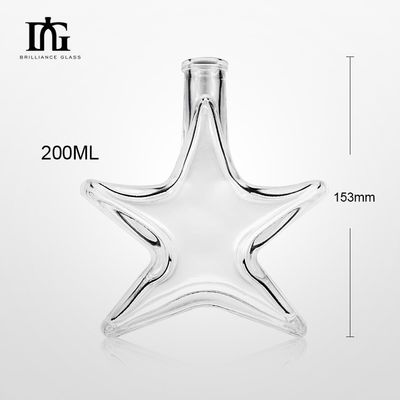 200ml 500ml 700ml 750ml Σούπερ Φλιντ Διαφανές Ουίσκι Βότκα Τζιν Τεκίλα γυάλινο μπουκάλι