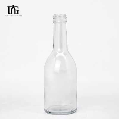 375Ml 500Ml 750Ml Διαυγές κενό μπουκάλι για εξατομικευμένα κλασικά οινοπνευματώδη ποτά