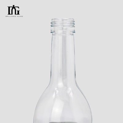 375Ml 500Ml 750Ml Διαυγές κενό μπουκάλι για εξατομικευμένα κλασικά οινοπνευματώδη ποτά