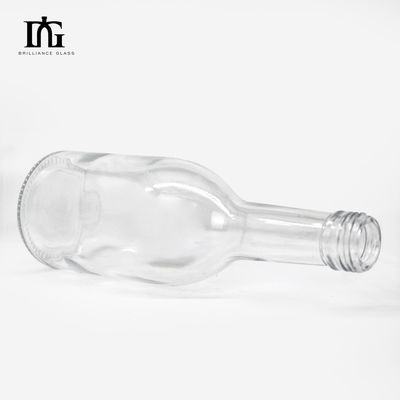 375Ml 500Ml 750Ml Διαυγές κενό μπουκάλι για εξατομικευμένα κλασικά οινοπνευματώδη ποτά