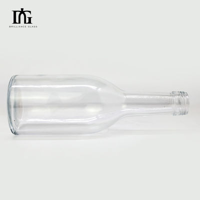 375Ml 500Ml 750Ml Διαυγές κενό μπουκάλι για εξατομικευμένα κλασικά οινοπνευματώδη ποτά