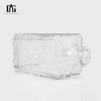 Προσαρμόστε άδεια μπουκάλια ουίσκι 50ml 375ml γυάλινο μπουκάλι με αλκοόλ χωρητικότητα 700ml