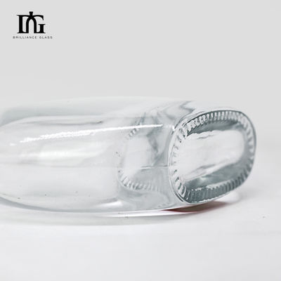 330ml 500ml Διαυγές γυαλί ουίσκι βότκα μπουκάλι ποτό με εξατομικευμένη χαρακτική και περισσότερα