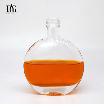 330ml 500ml Διαυγές γυαλί ουίσκι βότκα μπουκάλι ποτό με εξατομικευμένη χαρακτική και περισσότερα