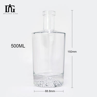 Super Flint γυάλινο μπουκάλι χωρητικότητα 600ml / 700ml / 750ml Ιδανικό για οινοπνευματώδη και ποτά