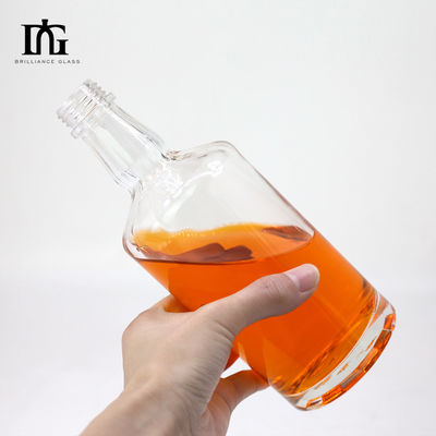 Υλικό βάσης γυαλιού 750 ml Κενό μπουκάλι κρασιού ουίσκι για μπουκάλια αλκοόλ