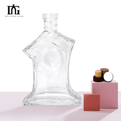 Τύπος καπάκις Στροφή από φελλό Και τα δύο 700ml 70cl 750ml 75cl γυάλινο μπουκάλι για Brandy Ουίσκι Τζιν Βότκα