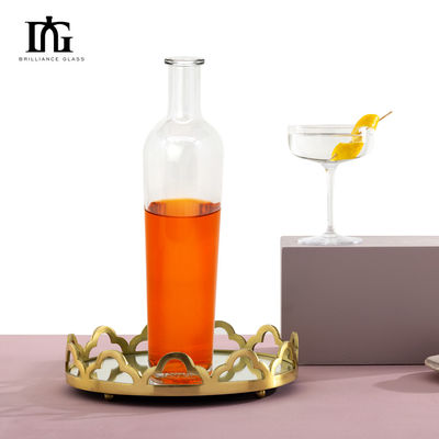Η Brilliance προσφέρει 700ml 750ml κενό κρασί μπουκάλι ουίσκι με διάφορες χωρητικότητες