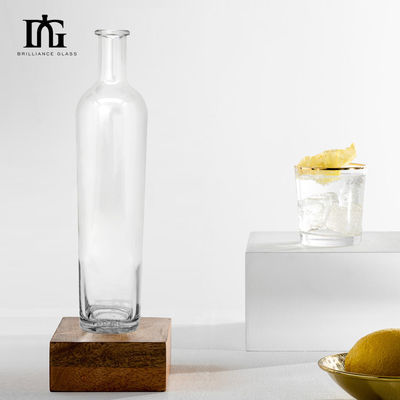 Η Brilliance προσφέρει 700ml 750ml κενό κρασί μπουκάλι ουίσκι με διάφορες χωρητικότητες