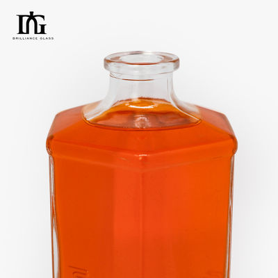 Τύπος σφράγισης Φελλός 500 ml Διαυγές μπουκάλι γυαλιού για οινοπνευματώδη προϊόντα τεκίλας