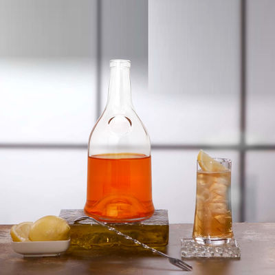 Προσαρμοσμένο λογότυπο 500ml/700ml γυάλινο μπουκάλι για κρασί ή ποτό