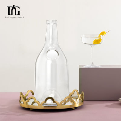 Προσαρμοσμένο λογότυπο 500ml/700ml γυάλινο μπουκάλι για κρασί ή ποτό