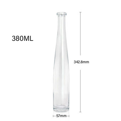 Επεξεργασία επιφάνειας χαρακτικής 380ml 700ml γυάλινο μπουκάλι για τεκίλα ουίσκι βότκα ρούμι μπράντυ