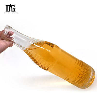 Παρέχεται ελεύθερα γυάλινο μπουκάλι 700ml 500ml για κρασί Βότκα Μπράντυ Διαφανές Κενό