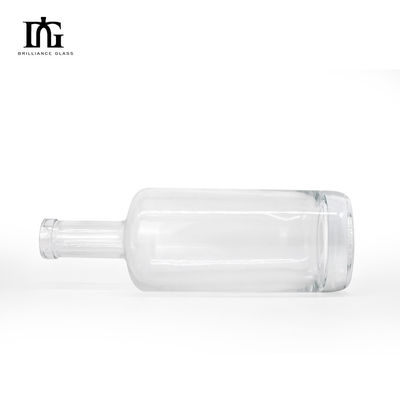 Αποδεκτό λογότυπο 500ml/750ml γυάλινα μπουκάλια για κρασί ή ουίσκι