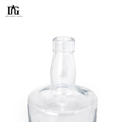 Υλικό σώματος γυαλί 260 ml μίνι μπουκάλια διαυγές γυαλί μπουκάλι για ουίσκι κρασί