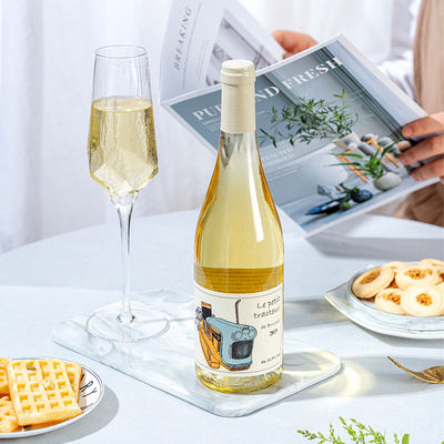 375 ml/ 500 ml/750 ml ηλεκτροπληρωμένο χρυσό μπουκάλι αφρώδους κρασιού με τύπου σφραγίσματος από φελλό