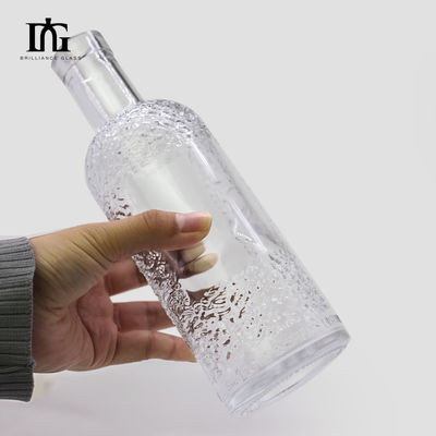 750 ml/700 ml γυάλινο μπουκάλι για βότκα τζιν ρούμι ουίσκι προμηθεύεται από την αποδοχή Custom Logo