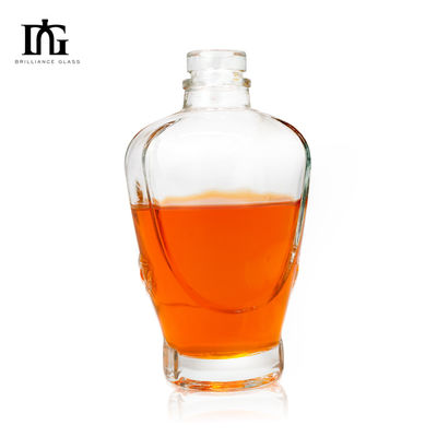 Άλλα Ποτά 50cl Κενή Βότκα Ουίσκι Γυάλινο μπουκάλι με κάλυμμα από φελλό και ματ επιφάνεια
