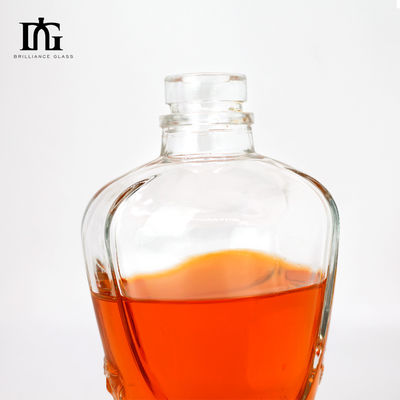 Άλλα Ποτά 50cl Κενή Βότκα Ουίσκι Γυάλινο μπουκάλι με κάλυμμα από φελλό και ματ επιφάνεια