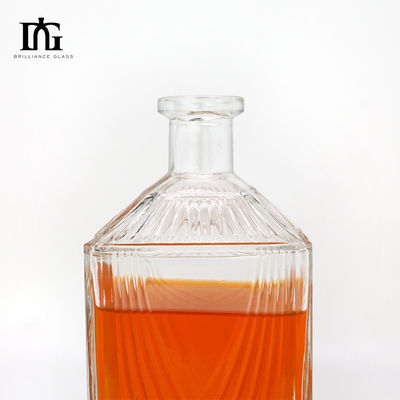 Υλικό γυάλινου κολάρου 250 ml στρογγυλή φιάλη κρασιού για οινοπνευματώδη ποτά OEM/ODM αποδεκτό