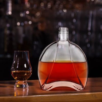 Διαφανές φιαλίδιο 700 ml κρασιού και ουίσκι με υλικό βάσης γυαλί