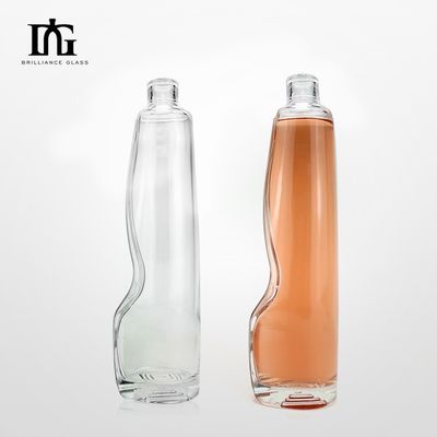 Υλικό γυάλινου κολάρου 1500 ml γυάλινα μπουκάλια για προσαρμοσμένη βότκα σε ποτά και ποτά