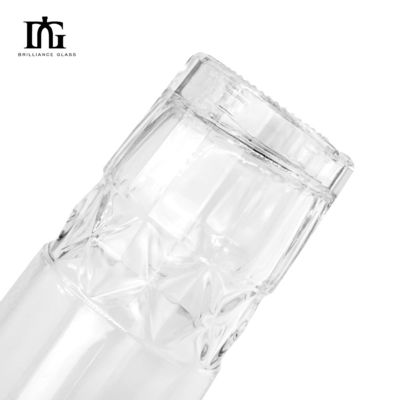 Αποδεκτό OEM/ODM Ευρωπαίο στυλ πολυτελή 700ml 750ml μοναδικό ουίσκι ρούμι τζιν γυάλινο μπουκάλι