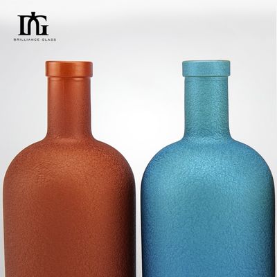 500ml γυάλινο μπουκάλι με φελλό και καπάκι βίδας για ελαιόλαδο Λικέρ Τζιν Βότκα υγρή πώληση