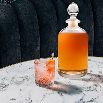 500 ml σαφές γυάλινο φρούτο κρασί μπουκάλι οινοπνεύματος με κούρκο χαραγμένη επιφάνεια χειρισμού