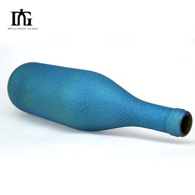 500 ml/750 ml χωρητικότητα Custom Matte χρωματιστή γυάλινη φιάλη κρασιού για κόκκινο κρασί και οινοπνευματώδη