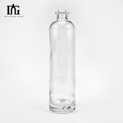 OEM/ODM Αποδεκτό 750ml μπουκάλι από γυαλί με κάλυμμα από μέταλλο και καπάκι από φελλό