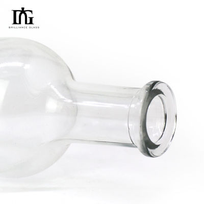 Άδειο μπουκάλι για ποτά 1750ml Custom Collar Material Glass Flask
