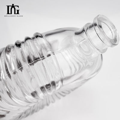 Επεξεργασία επιφάνειας χαρακτικής 500ml γυάλινα μπουκάλια για οινοπνευματώδη ποτά Custom Design