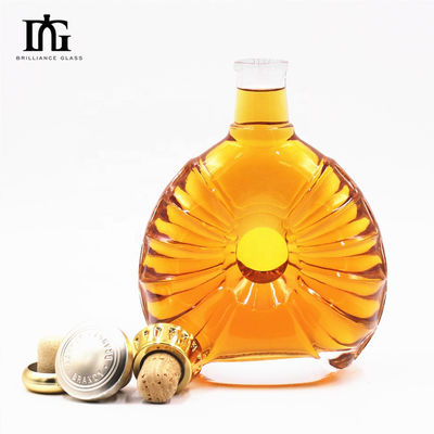 Επεξεργασία επιφάνειας χαρακτικής 500ml γυάλινα μπουκάλια για οινοπνευματώδη ποτά Custom Design