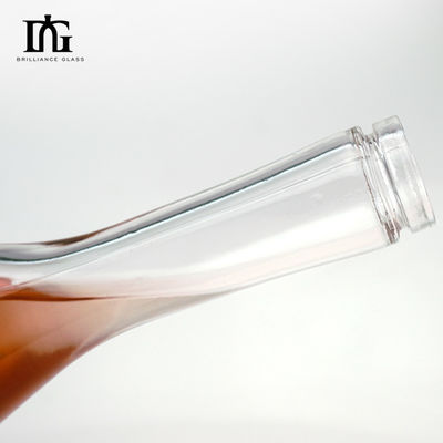 500 ml/700 ml/750 ml Τελικό Προσαρμόσιμο Νεστρός Μακρύ λαιμό Σαμπάνια Βότκα γυάλινο μπουκάλι κρασιού