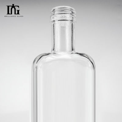 260Ml τετραγωνικό μπουκάλι γυαλιού κρασιού με φελλό για προσαρμοσμένες επιλογές χαρακτικής και ζωγραφικής