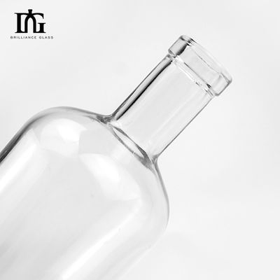 Υλικό κολάρου Γυαλί 500ml/700ml Στρογγυλό σχήμα Κενά μπουκάλια με φελλό