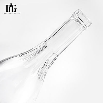 700 ml στρογγυλό γυάλινο μπουκάλι για οινοπνευματώδη ποτά Βότκα Τζιν Προσαρμοσμένο μοναδικό σχέδιο OEM/ODM Αποδεκτό