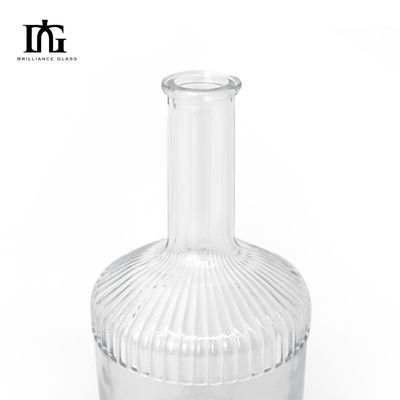 500 ml/700 ml Υψηλής ποιότητας Διαφανές μπουκάλι γυαλιού με καπάκι με βίδα