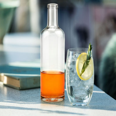 Υλικό γυάλινου κολάρου Φιαλίδιο 700 ml Πραγματικό για ποτά και αλκοολούχα ποτά
